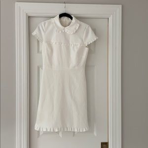 Gal Meets Glam white collared dress